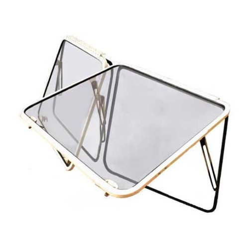     
                
                
    Vitres Safari avant en alu poli pour VOLKSWAGEN Combi Split Brazil (1957-1975) - KZ80048
