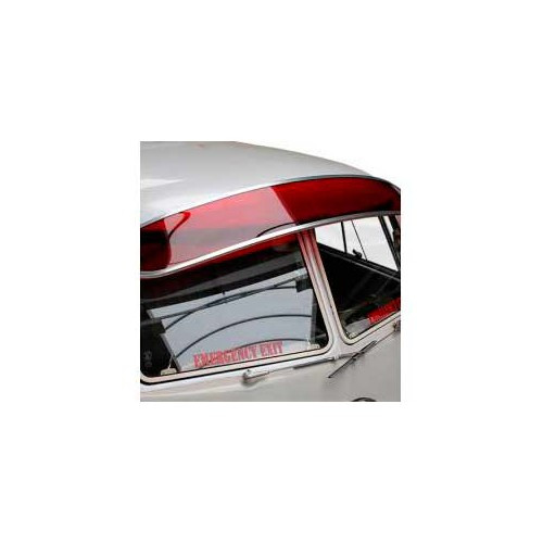  Casquette de pare-brise Rouge pour VOLKSWAGEN Combi Split Brazil (1957-1975) - KZ80090 
