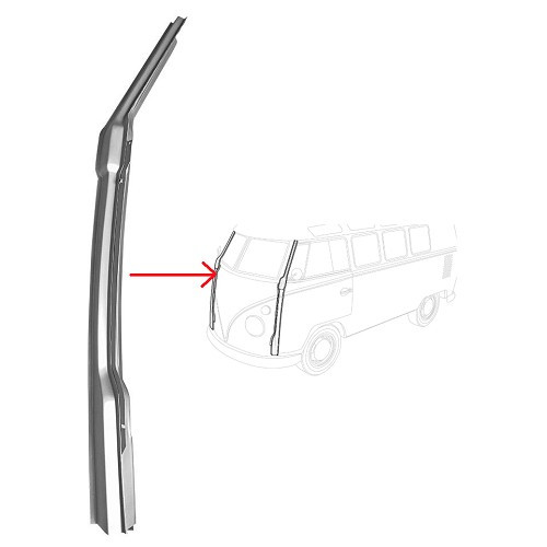     
                
                
    Front right "C Pillar" panel for side door on VW Combi Split Brazil (1957-1975) - KZ80164
