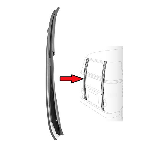     
                
                
    Left rear D-pillar panel for VW Split Screen Camper Brazil (1957-1975) - KZ80330
