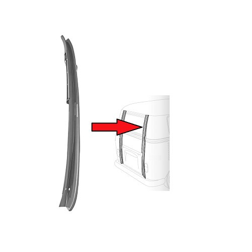     
                
                
    Left rear D-pillar panel for VW Split Screen Camper Brazil (1957-1975) - KZ80331
