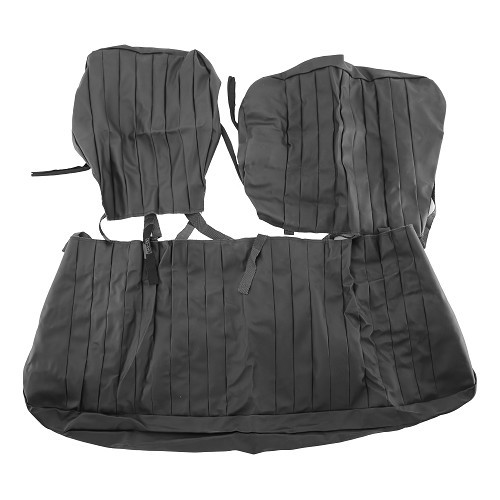 Housses de sièges noires pour VOLKSWAGEN Combi Clipper Brazil (1976-1996) - KZ80403