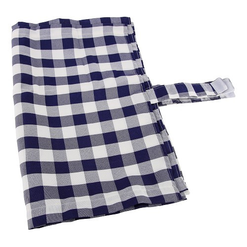 Tende interne per VOLKSWAGEN Combi Split Brazil (1957-1975) - Tartan blu/bianco a quadri piccoli - KZ80524