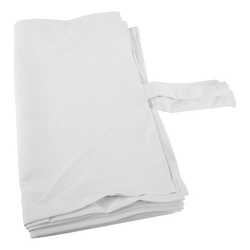 Interior curtains for VOLKSWAGEN Combi Clipper Brazil (1976-1996) - Plain white - KZ80539