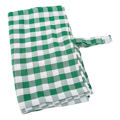 Innenvorhänge für VOLKSWAGEN Combi Split Brazil (1957-1975) - Vichy-Grün - KZ80542