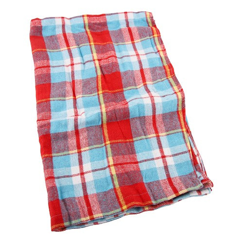 Tende interne per VOLKSWAGEN Combi Clipper Brazil CARAT (1997-2014) - Tartan rosso a quadri piccoli - KZ80544