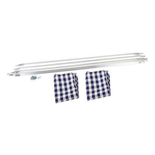     
                
                
    Tende interne per VOLKSWAGEN Combi Clipper Brazil CARAT (1997-1996) - Tartan blu a quadri piccoli - KZ80546
