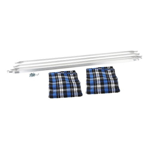     
                
                
    Tende interne per VOLKSWAGEN Combi Clipper Brazil CARAT (1997-2014) - Tartan blu a quadri grandi - KZ80550
