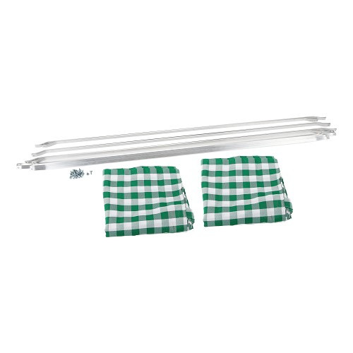     
                
                
    Tende per interni per VOLKSWAGEN Combi Clipper CARAT (1997-2014) - verde percalle - KZ80555
