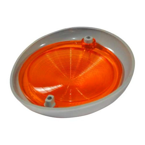  Front left-hand orange HELLA indicator glass for Combi Split Brazil (1957-1975) - KZ90013-2 