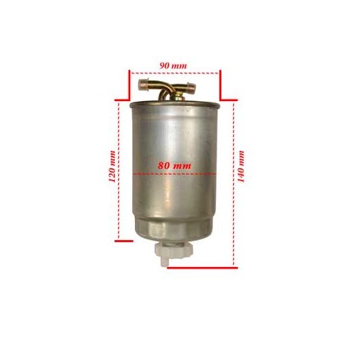  Screw-in diesel filter for VOLKSWAGEN LT (1983-1989) - LC47100-1 