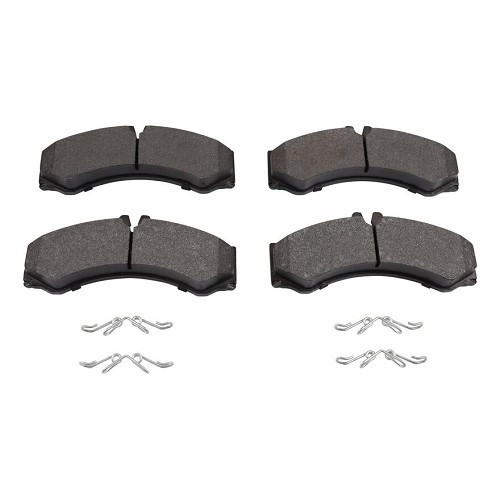     
                
                
    Front brake pads for VOLKSWAGEN LT2 (1996-2006) - GVW 4.6T - LH25804
