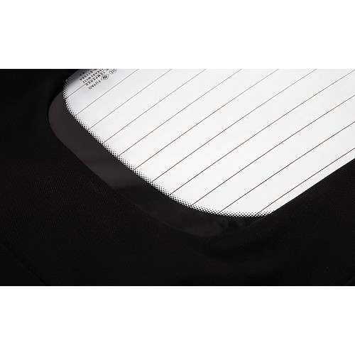  Capote noire en Alpaga Twillfast acoustique TWR pour MINI III R57 et R57LCI cabriolet (10/2007-06/2015) - lunette en verre dégivrante - MA02212-3 