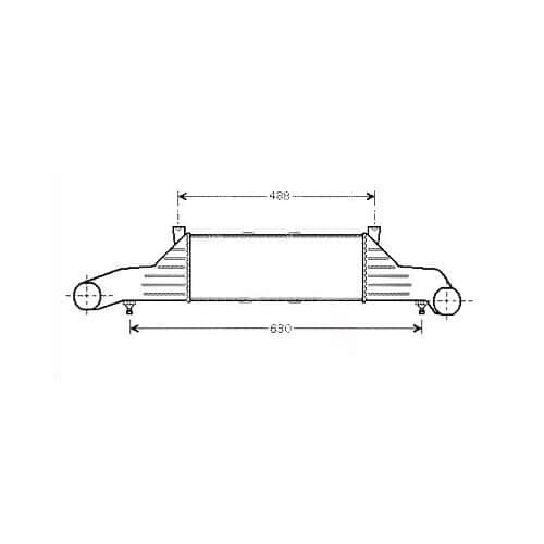  Ladeluftkühler für Mercedes C-Klasse (W202) - MB01500 