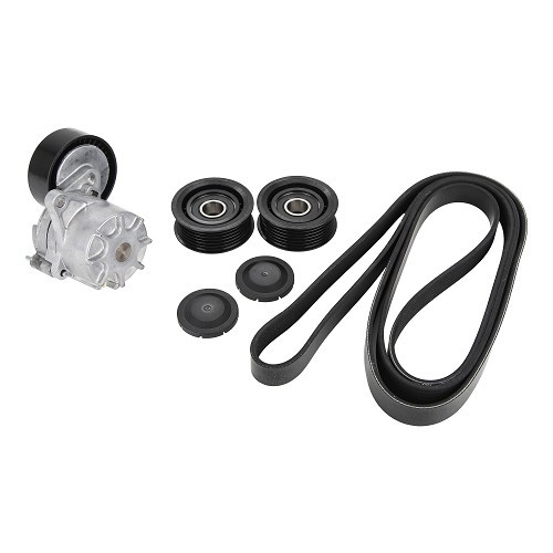     
                
                
    Kit courroie d'accessoire et galets SNR pour Mercedes Classe C W203 diesel avec climatisation - MB01701
