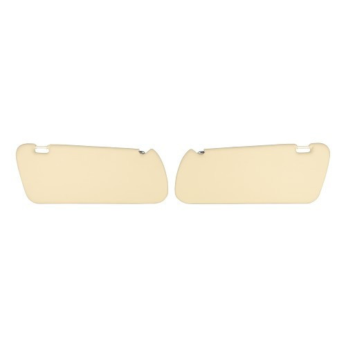 Cream sun visors for Mercedes SL W113 Pagoda - Pair - MB02294