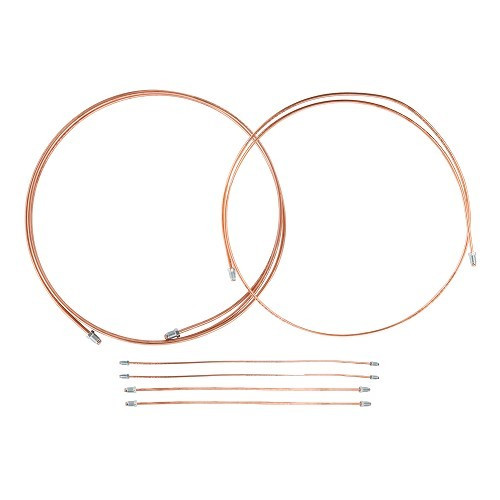     
                
                
    Kit tuyaux rigides de frein pour Mercedes SL Pagode W113 (1967-1971) - Cuivre - MB04246
