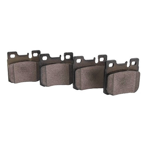     
                
                
    Rear brake pads for Mercedes E Class (W124) if wear indicator, ATE assembly - MB04314
