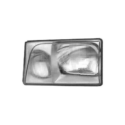  Left headlight lens for Mercedes E Class (W124) from 08/93-> - MB09024 