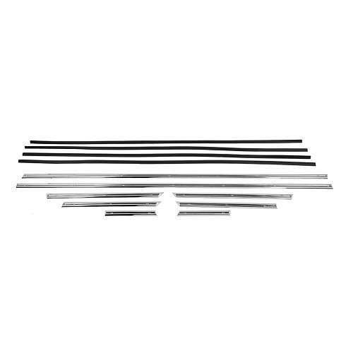     
                
                
    Kit di finiture cromate superiori per Mercedes SL Pagoda W113 - 8 pezzi - MB09332

