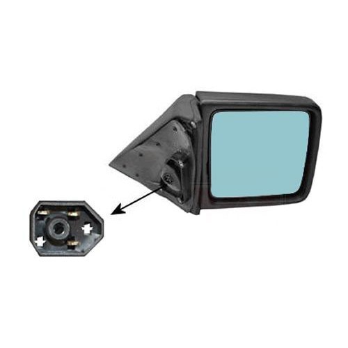  Right electric door mirror for Mercedes 190 (W201) - MB10012 