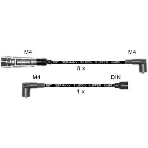     
                
                
    Set di cavi di accensione per Mercedes 300 SEL 6.3 W109 (1967-1972) - MB33111

