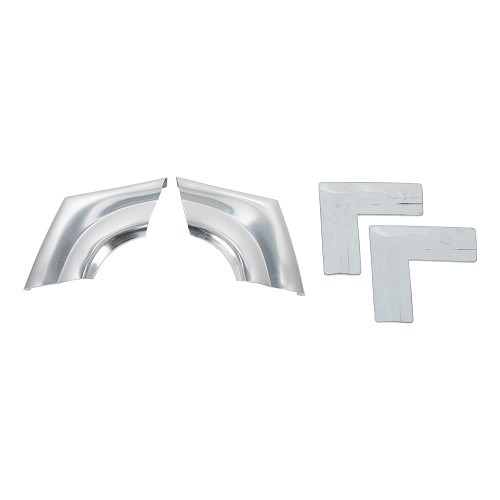 Chrome windshield moulding kit for Mercedes Sl R107 all models - MB33184