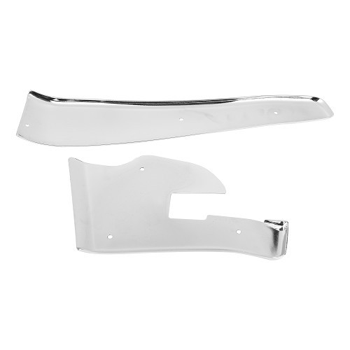 Kit di rifiniture cromate per la porta destra di Mercedes SL R107 e SLC C107 - MB33189