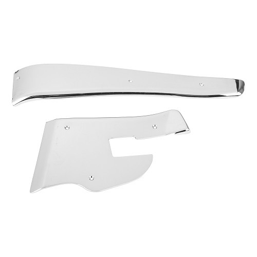     
                
                
    Kit moulures d'intérieur de porte droite chromées pour Mercedes SL R107 et SLC C107 - MB33189
