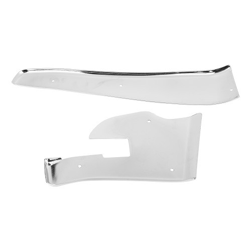 Left-hand door trim kit, chrome, for Mercedes SL R107 and SLC C107 - MB33190