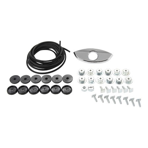 Kit di finiture soft top cromate per Mercedes SL R107 - MB33196