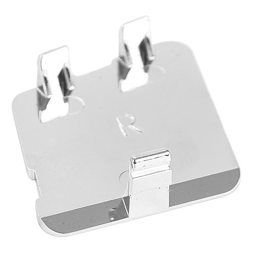 Cache chromé de poignée de porte intérieure droite pour Mercedes SL R107 et SLC C107 - MB33206