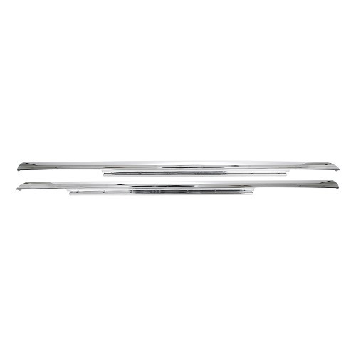 Chrome sill moulding kit for Mercedes W111 coupé and cabriolet - MB33244