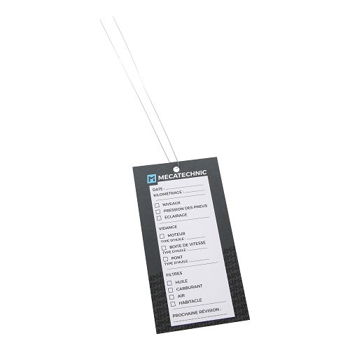     
                
                
    Etichetta di manutenzione del veicolo MECATECHNIC - MC00031
