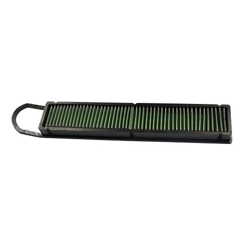 GREEN sport rectangular air filter for MINI III R55 R55LCI Clubman R56 R56LCI Sedan petrol (10/2005-06/2014) - MC45016
