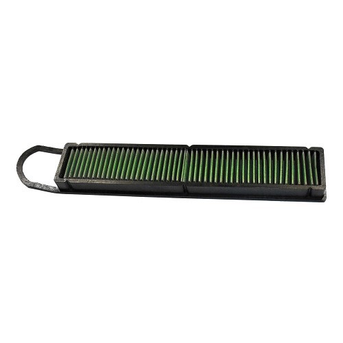  GREEN sport rectangular air filter for MINI III R57 R57LCI Convertible R58 Coupe R59 Roadster R60 Countryman and R61 Paceman gasoline (10/2007-10/2016) - MC45017-1 