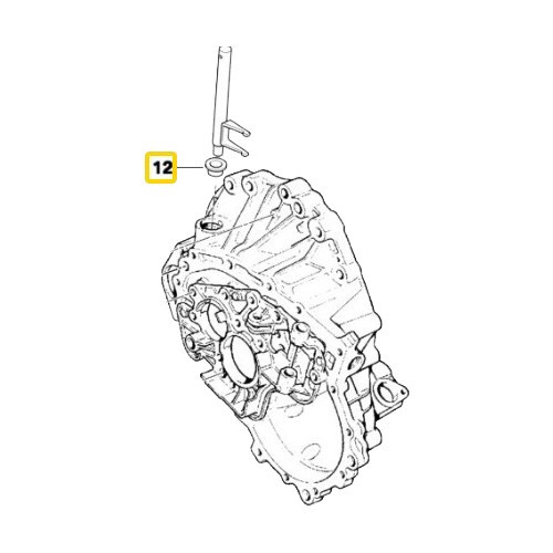 Transmission fork bushing for Mini R50 Sedan R52 Cabriolet and R53 Cooper S (09/2000-07/2008) - MD00312
