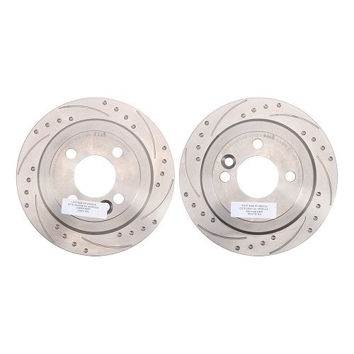 BREMTECH 259x10mm slotted rear brake discs for MINI III R58 Coupe and R59 Roadster (10/2007-06/2015) - per pair - MH28106-2 