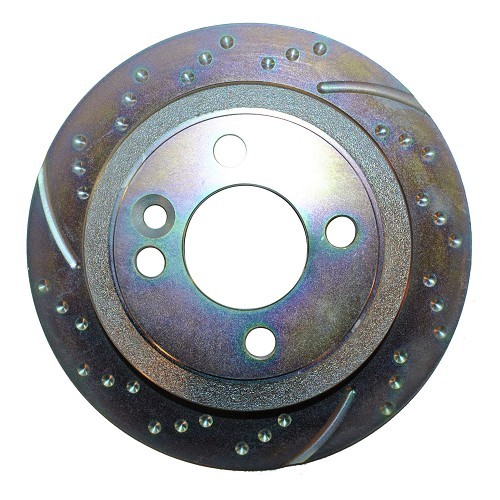 Rear brake discs 259x10mm grooved EBC for MINI II R50 R53 Sedan and R52 Convertible (09/2000-07/2008) - the pair - MH30200E-2 