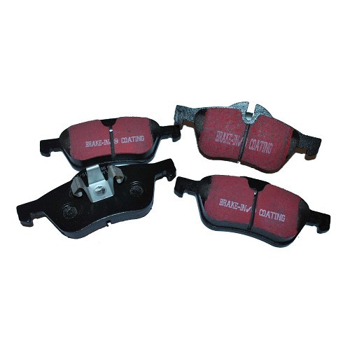  Black EBC Ultimax front brake pads for MINI II R50 R53 Sedan and R52 Convertible (09/2000-07/2008) - MH50000 