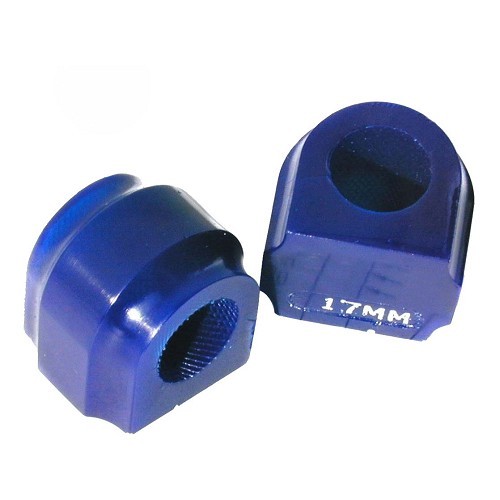  Silenciadores SUPERPRO de 17mm em poliuretano para a barra de balanço traseira do MINI III R55 R55LCI Clubman e R56 R56LCI Saloon (11/2005-06/2014) - MJ41150 