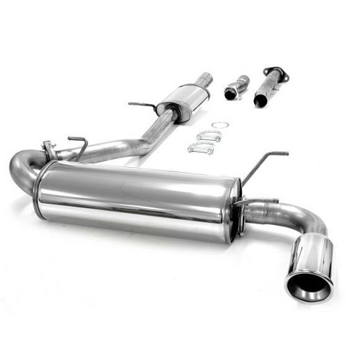  JETEX stainless steel single outlet exhaust system for Mazda MX5 NB and NBFL (1998-2005) - MX10254 