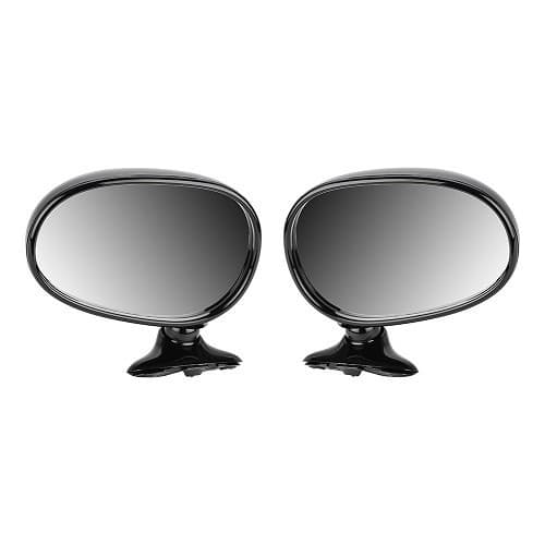  Paar spiegels voor Mazda MX5 NA - Zwart - MX10588 