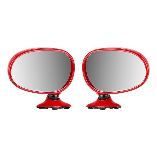  Pair of mirrors for Mazda MX5 NA - Red - MX10591 