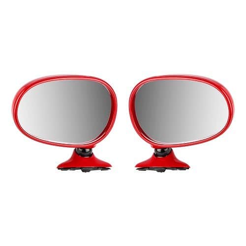  Pair of mirrors for Mazda MX5 NA - Red - MX10591 