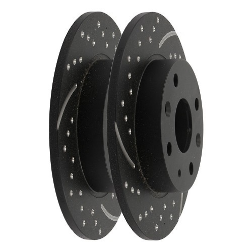     
                
                
    Disques de frein arrière rainurés / pointés Sport EBC GD pour Mazda MX5 NA 1600 - la paire - MX10628
