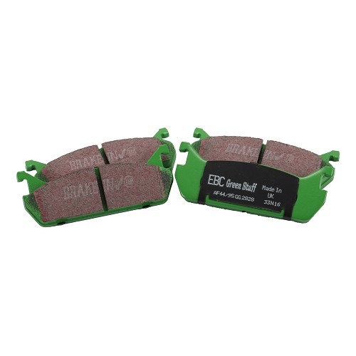  Conjunto de pastilhas de travão traseiro verde EBC para Mazda MX-5 NA 1.6 - MX10672-1 