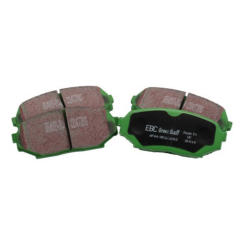  Green EBC front brake pads for Mazda MX5 NA 1.6L without ABS - MX10678-1 
