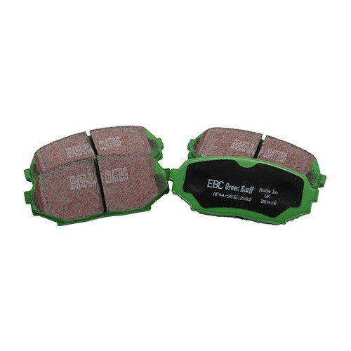  Green EBC front brake pads for Mazda MX5 NA 1.6L without ABS - MX10678 
