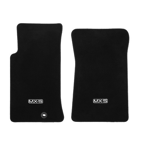  Original black floor mats with embroidered MX5 logo for Mazda MX5 NA and NB - MX10777 